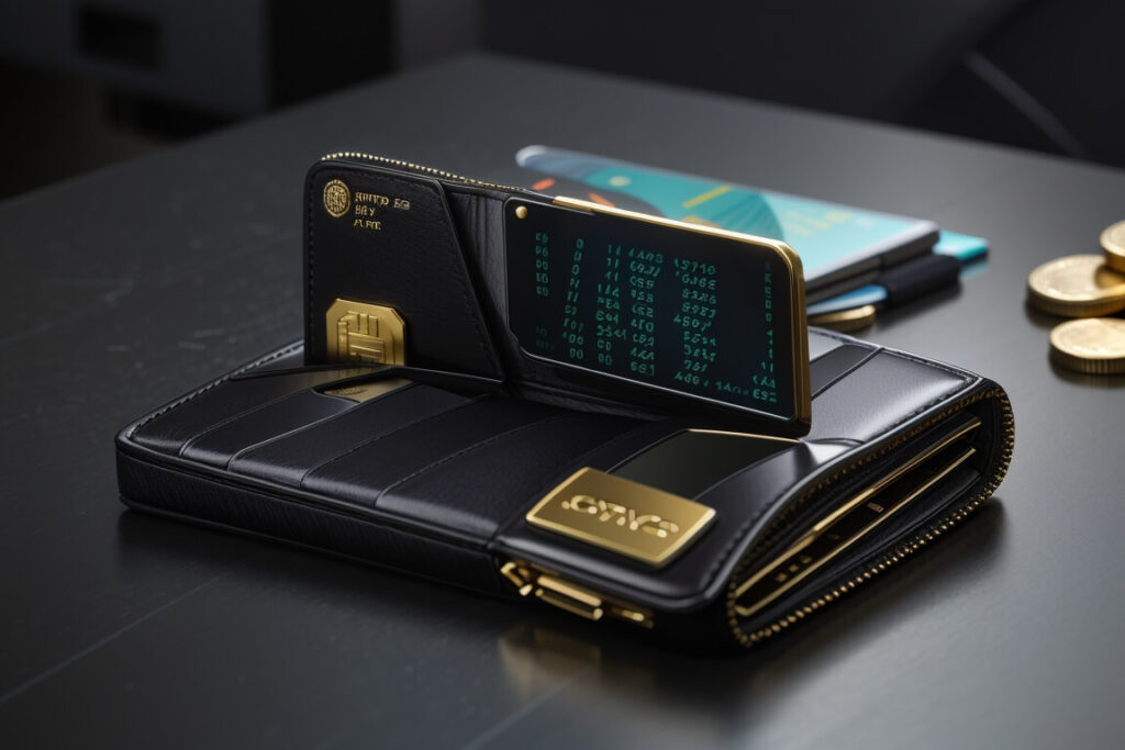 A cryptocurrency wallet